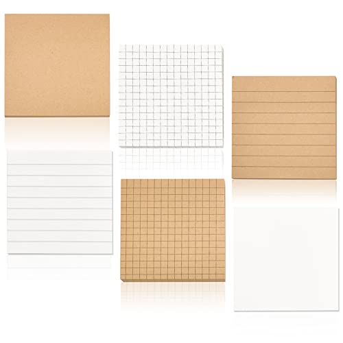 SCHYIDA Haftnotizen Selbstklebende, 6 blöcke Kraftpapier Haftnotizen Sticky Notes Klebezettel Zettel Klebend Klein Notizzettel 3 Typen Zettel zum Markieren Geeignet für Büros, Schulen, 7,5cm SCHYIDA Haftnotizen Selbstklebende, 6 blöcke Kraftpapier Haftnotizen Sticky Notes Klebezettel Zettel Klebend Klein Notizzettel 3 Typen Zettel zum Markieren Geeignet für Büros, Schulen, 7,5cm von SCHYIDA