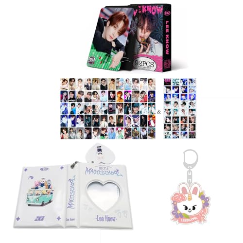 SKZ Merch 60 Fotokarten 32 Aufkleber SKZOO Album Buchhalter Schlüsselanhänger Stay Schlüsselanhänger (Lee Know) von SCISSH