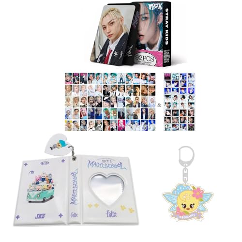 SKZ Merch 60 Persönliche Fotokarten 32 Aufkleber SKZoo Album Ordner Buch Schlüsselanhänger "Stay" (Felix) von SCISSH