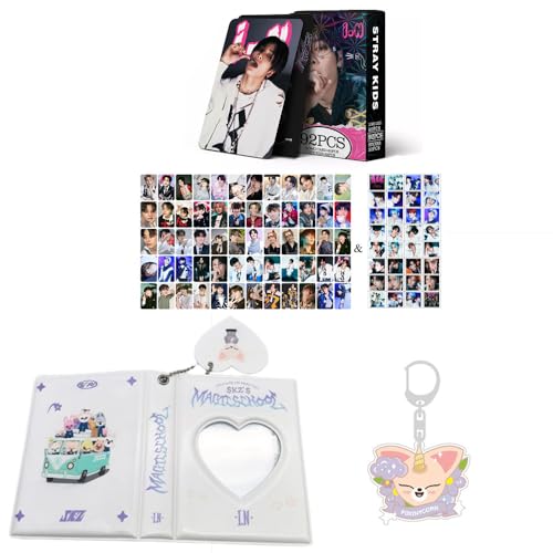 SKZ Merch 60 Stück Persönliche Fotokarten 32 Aufkleber SKZoo Album Ordner Buch Schlüsselanhänger Stay (LN) von SCISSH