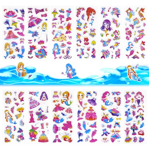 3D Aufkleber für Kinder & Kleinkinder 12 Blätter,Puffy Auto Bagger Sticker für Mädchen Jungen,Geschwolle 3D Fahrzeug Traktor Stickers Set für Kinder Belohnungssticker Party (3) von SCROLIEY