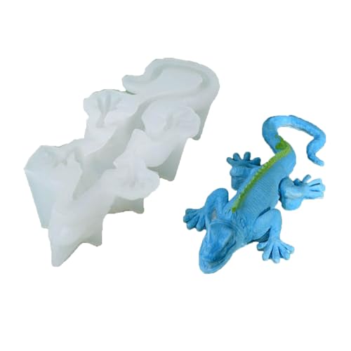 SCUDGOOD Silikonform Eidechsenform für die Herstellung von Seife, Ornamenten, Heimdekorationen, Harzgussformen, Weihnachtsharzgussformen für Epoxidharz SCUDGOOD Silikonform Eidechsenform für die Herstellung von Seife, Ornamenten, Heimdekorationen, Harzgussformen, Weihnachtsharzgussformen für Epoxidharz von SCUDGOOD