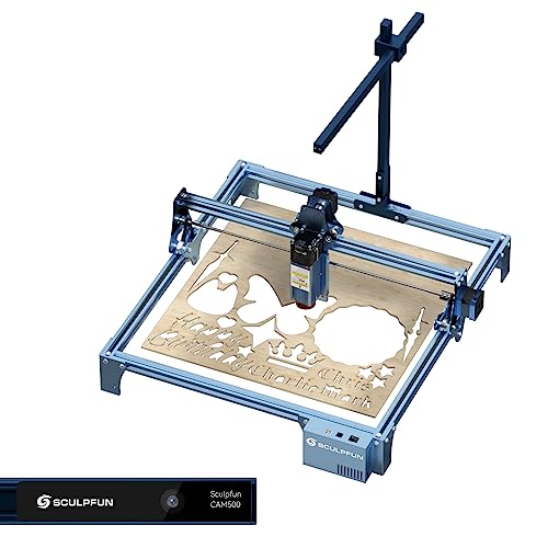 SCULPFUN S9 Laser Graviermaschine, mit CAM500 Lightburn Kamera, Holz Laser Gravieren Schneiden, Präziser Fokus, Ganzmetall, Groß Skulptur Bereich410*420mm SCULPFUN S9 Laser Graviermaschine, mit CAM500 Lightburn Kamera, Holz Laser Gravieren Schneiden, Präziser Fokus, Ganzmetall, Groß Skulptur Bereich410*420mm von SCULPFUN
