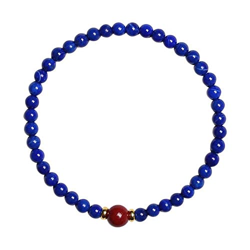 4 mm natürliches Lapis Lazuli Zimt Perlen Yoga Armband Segen Fantastische leuchtende Perle#20216 Naturstein 4 mm natürliches Lapis Lazuli Zimt Perlen Yoga Armband Segen Fantastische leuchtende Perle#20216 Naturstein von SCWZZWSY