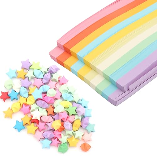 SCXCLY Origami-Papier, 10 Farben, gemischte Verpackung, für Bastelarbeiten, mit schönen Wünschen, 1350 Blatt SCXCLY Origami-Papier, 10 Farben, gemischte Verpackung, für Bastelarbeiten, mit schönen Wünschen, 1350 Blatt von SCXCLY