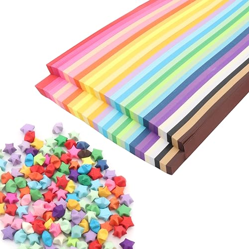 SCXCLY Origami-Papier, 2700 Blatt, gemischte Verpackung, für Bastelarbeiten, mit schönen Wünschen SCXCLY Origami-Papier, 2700 Blatt, gemischte Verpackung, für Bastelarbeiten, mit schönen Wünschen von SCXCLY