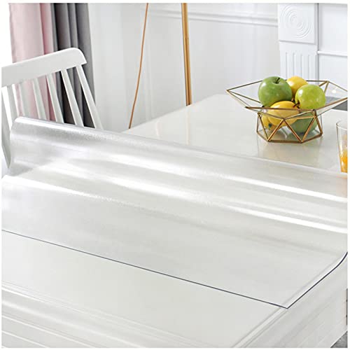Tischschutz PVC Folie Schutzfolie - Schutztischdecke Tischschutzfolie, transparente Tischdecke Tischschutz, wasserdicht, ölbeständig,pflegeleicht,Größe wählbar(Color:1mm,Size: 40x55cm) von SDAFDPro