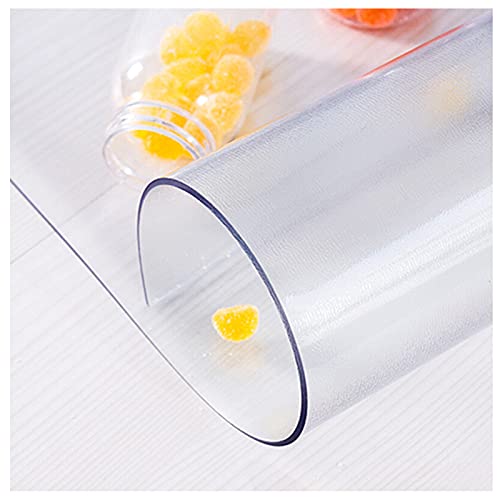 Tischschutzfolie Transparente,Tischdecke,Tischfolie Einseitig Matt Keine Blasenbildung,Schutzfolie 1.5mm/2mm/3mm für Glastisch,Abwischbar Tischschutz Tischschutzfolie Transparente,Tischdecke,Tischfolie Einseitig Matt Keine Blasenbildung,Schutzfolie 1.5mm/2mm/3mm für Glastisch,Abwischbar Tischschutz von SDAFDPro