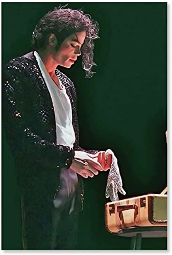 5D Diamant Painting Set FüR Erwachsene Und Kinder Michael Jackson Original-Handschuh DIY Diamond Painting Kristall Strass Diamant Stickerei GemäLde 23.6"x35.4"(60x90cm) Kein Rahmen von SDDLW1990