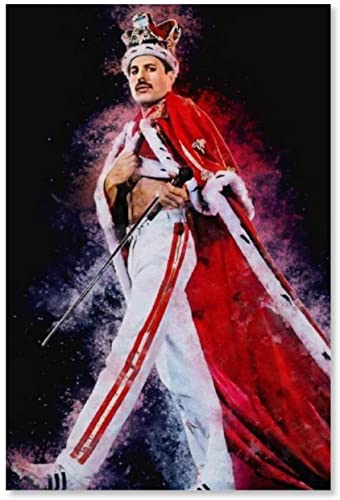 DIY 5d Diamant Malerei Kits FüR Erwachsene Und Kinder Freddy Mercury 1 Kreuzstich Art Kristall Strass Stickerei Painting 23.6"x35.4"(60x90cm) Kein Rahmen von SDDLW1990