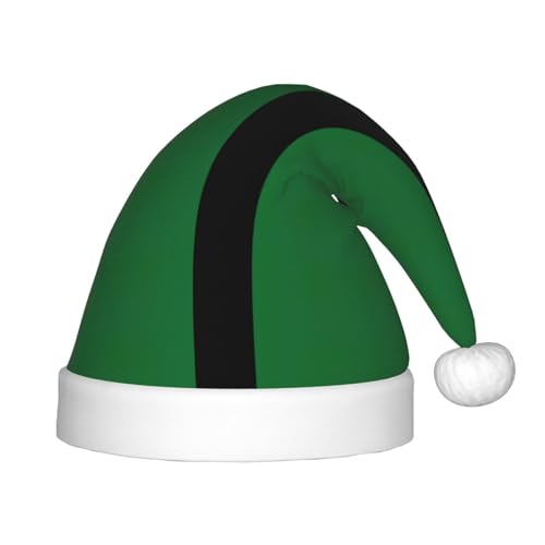 Flagge des Sultanats von Delhi, 1 Packung Weihnachtsmütze, Plüsch-Weihnachtsmannmütze für Teenager, Weihnachten, Kostümparty und Feiertagsveranstaltung von SDEGTHO