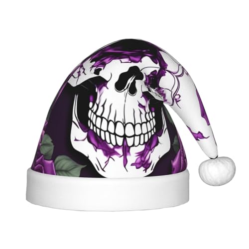 Lila Rose Skelett 1 Packung Weihnachtsmützen Plüsch Nikolausmütze für Jugendliche Weihnachten Kostüm Party und Urlaub Event Lila Rose Skelett 1 Packung Weihnachtsmützen Plüsch Nikolausmütze für Jugendliche Weihnachten Kostüm Party und Urlaub Event von SDEGTHO