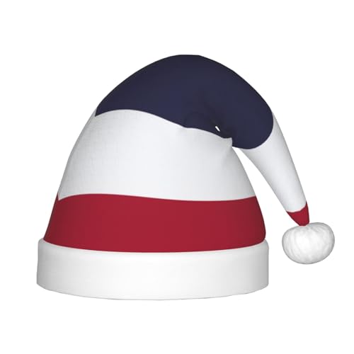 Thailand-Flagge, 1 Packung Weihnachtsmütze, Plüsch-Weihnachtsmannmütze für Teenager, Weihnachtskostüm, Party und Feiertagsveranstaltung von SDEGTHO
