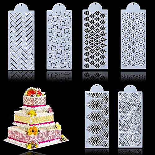 6 Stücke Blume Rand Formen Formung Mesh Schablone, Form Kunststoff Vorlagen, Kuchen Muster, Blumen Rand Formen, Kuchen Mesh Schablone, Kuchen Schablone, für Hochzeitstorte Dekoration Lieferungen 6 Stücke Blume Rand Formen Formung Mesh Schablone, Form Kunststoff Vorlagen, Kuchen Muster, Blumen Rand Formen, Kuchen Mesh Schablone, Kuchen Schablone, für Hochzeitstorte Dekoration Lieferungen von SDFF