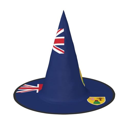 SDFHU Flagge der Türken und Caicosinseln, bedruckt, Partyhut, Halloween, Karneval, Hexenhüte für Mottopartys, Cosplay, Urlaubsdekoration SDFHU Flagge der Türken und Caicosinseln, bedruckt, Partyhut, Halloween, Karneval, Hexenhüte für Mottopartys, Cosplay, Urlaubsdekoration von SDFHU