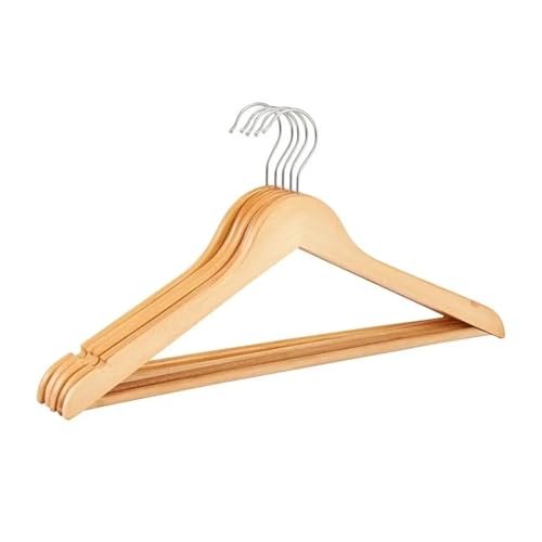 SDGBCXD Garderobenständer, 10PCS Massivholz Kleiderbügel Erwachsene Kleidung Hängen Hause Schlafzimmer Lagerung Kleidung Klammer Anti-Slip von SDGBCXD