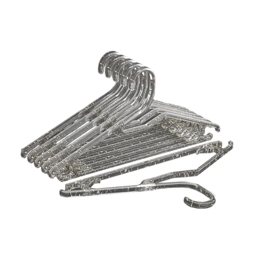 SDGBCXD Garderobenständer, 6 Stück Kleiderbügel, rutschfest, platzsparend, leicht, for Schrank, Schlafzimmer, Kleiderschrank, Röcke, Pullover(Grey) von SDGBCXD