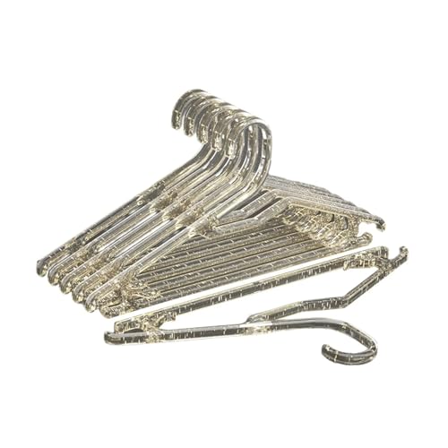 SDGBCXD Garderobenständer, 6 Stück Kleiderbügel, rutschfest, platzsparend, leicht, for Schrank, Schlafzimmer, Kleiderschrank, Röcke, Pullover(Yellow) von SDGBCXD