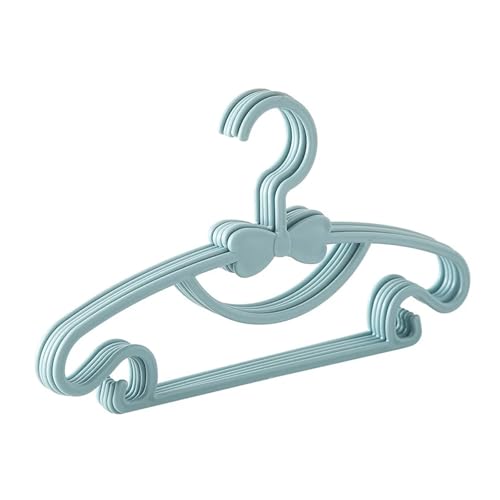 SDGBCXD Garderobenständer, Kleiderbügel Mäntel Lagerung Kleiderbügel Schrank Organizer Kleiderbügel Racks Tragbare Display Kunststoff Kleiderbügel Hause(Blue,20) von SDGBCXD