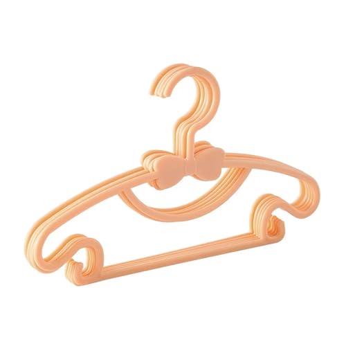 SDGBCXD Garderobenständer, Kleiderbügel Mäntel Lagerung Kleiderbügel Schrank Organizer Kleiderbügel Racks Tragbare Display Kunststoff Kleiderbügel Hause(Orange,20) von SDGBCXD
