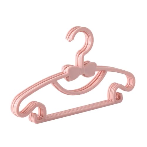 SDGBCXD Garderobenständer, Kleiderbügel Mäntel Lagerung Kleiderbügel Schrank Organizer Kleiderbügel Racks Tragbare Display Kunststoff Kleiderbügel Hause(Pink,20) von SDGBCXD