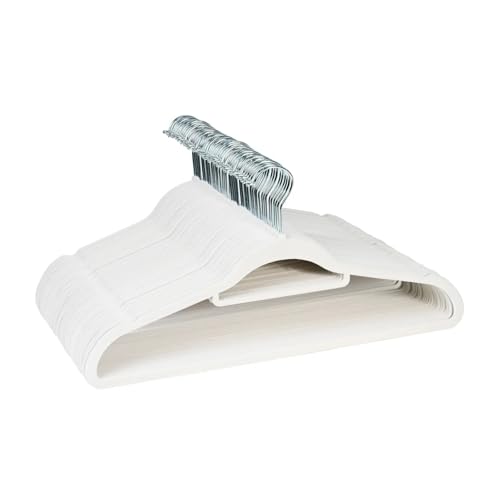 SDGBCXD Garderobenständer, Samt-Kleiderbügel, 50 Stück, Beige, rutschfeste Kleiderbügel, robuste Kleiderbügel mit drehbarem Haken SDGBCXD Garderobenständer, Samt-Kleiderbügel, 50 Stück, Beige, rutschfeste Kleiderbügel, robuste Kleiderbügel mit drehbarem Haken von SDGBCXD