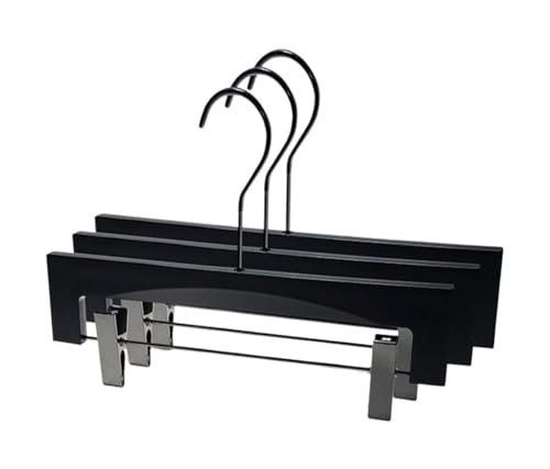 SDGBCXD Garderobenständer, Selbstklebende Aufhängelaschen mit rundem Loch, for Großpackungen, Taschen, Paketaufhänger, verstärktes Kunststoff-Display(Men S Pants Clip) von SDGBCXD