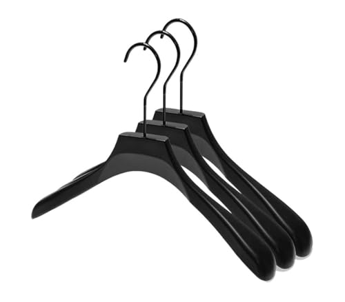 SDGBCXD Garderobenständer, Selbstklebende Aufhängelaschen mit rundem Loch, for Großpackungen, Taschen, Paketaufhänger, verstärktes Kunststoff-Display(S Thickened Black) von SDGBCXD