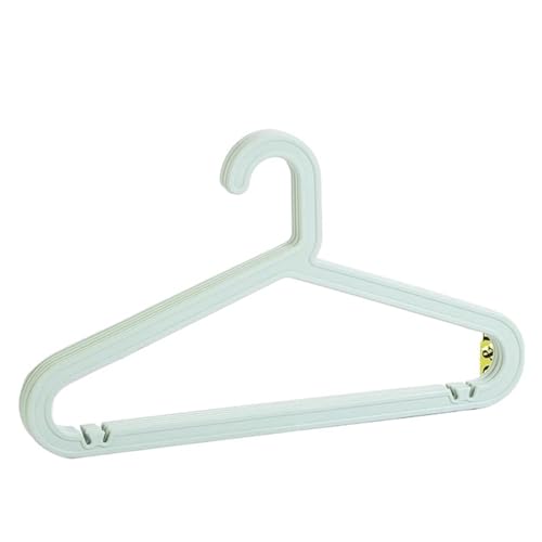 SDGBCXD Garderobenständer, Traceless Coat Hangers Household Wardrobe Adult Multi-Function Coat Hangers Non-Slip Dry(Green,10Pcs) von SDGBCXD