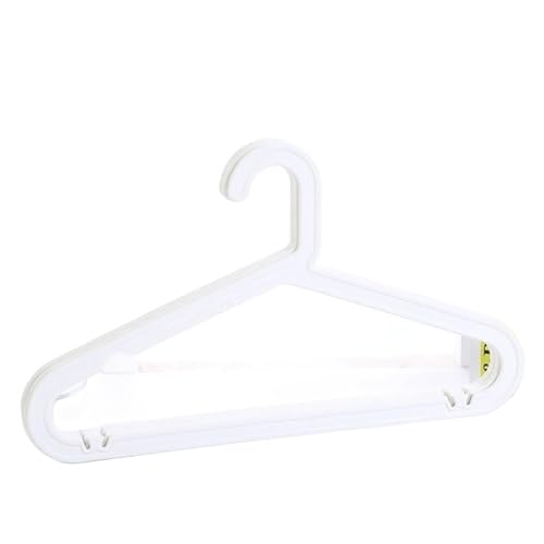 SDGBCXD Garderobenständer, Traceless Coat Hangers Household Wardrobe Adult Multi-Function Coat Hangers Non-Slip Dry(White,30Pcs) von SDGBCXD