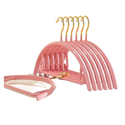 SDGBCXD Garderobenständer, rutschfeste Kleiderbügel Haushaltsbügel Nicht abfärbende Kleiderbügel Starke Kleiderständer(Pink,20Pcs) von SDGBCXD