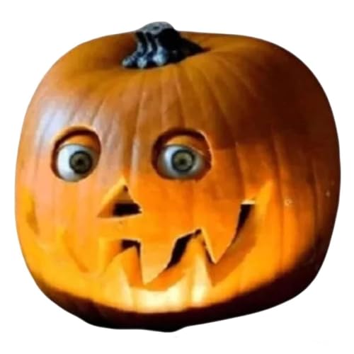 SDGRJKL Gruseliger Halloween-Kürbis mit beweglichen Augen,Halloween-Kürbis,Mehräugiger Blinzelkürbis Halloween-Dekoration,Künstliche Halloween-Kürbisse Dekoration,für Haus Tisch Küche Dekoration,C von SDGRJKL