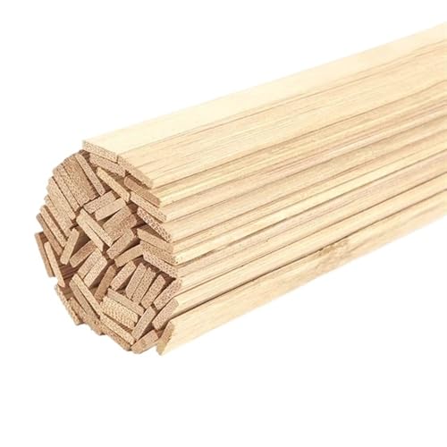 Holzstäbchen zum Basteln 20-50 stücke 2/3/5mm Balsaholz Stick Balsaholz Handwerk Quadratischen Knüppel Modell Gebäude Carving Diy handwerk Machen Zubehör(2x10x200mm 50pcs) von SDIUAKBV