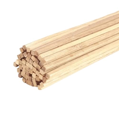 Holzstäbchen zum Basteln 20-50 stücke 2/3/5mm Balsaholz Stick Balsaholz Handwerk Quadratischen Knüppel Modell Gebäude Carving Diy handwerk Machen Zubehör(5x5x200mm 20pcs) von SDIUAKBV
