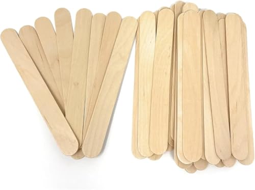 Holzstäbchen zum Basteln 500 stücke 6 zoll Holz Multi-Zweck Popsicle Sticks for Handwerk Eis Wachs Wachsen Zunge Spatel Holz Sticks Holzstäbchen zum Basteln 500 stücke 6 zoll Holz Multi-Zweck Popsicle Sticks for Handwerk Eis Wachs Wachsen Zunge Spatel Holz Sticks von SDIUAKBV