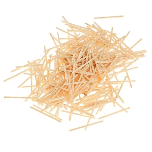Holzstäbchen zum Basteln Bastelbedarf Lernspielzeug DIY Bastelspielzeug Handgefertigtes Material Holzstreichhölzer Holzstäbchen Bunte Holzstreichhölzer(Wood color) von SDIUAKBV