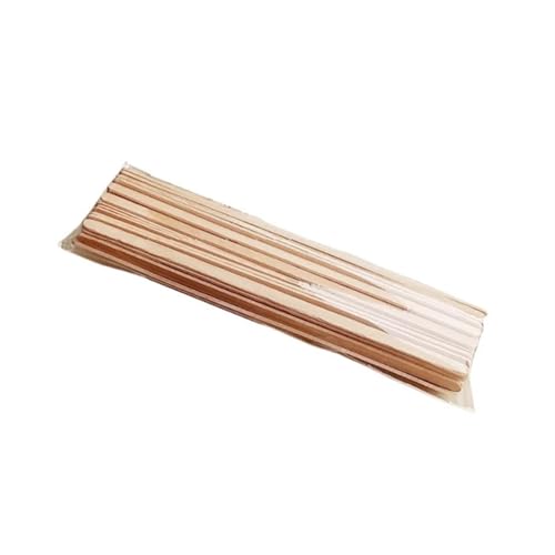 Holzstäbchen zum Basteln Holzstab for Basteln, Essen, Eis am Stiel und Modellbau, Kuchendübel, DIY-Dübel, Gebäudemodell, Holzbearbeitungswerkzeug(14cm) von SDIUAKBV