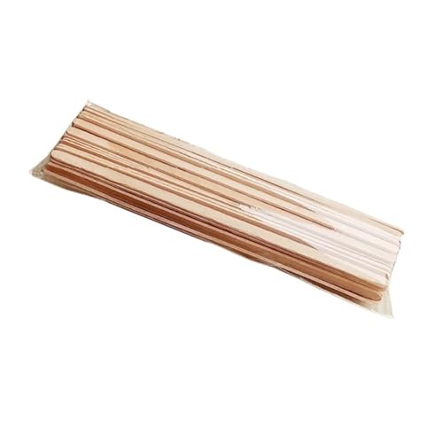 Holzstäbchen zum Basteln Holzstab for Basteln, Essen, Eis am Stiel und Modellbau, Kuchendübel, DIY-Dübel, Gebäudemodell, Holzbearbeitungswerkzeug(16cm) von SDIUAKBV