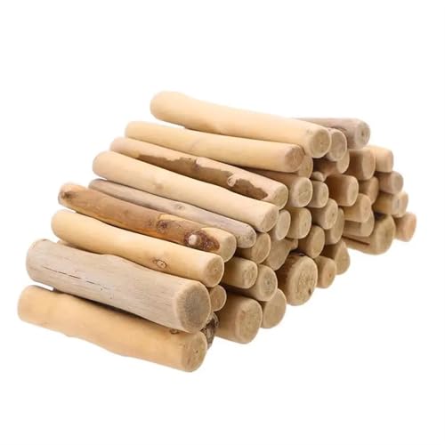 Holzstäbchen zum Basteln Natürliche, unbehandelte Dübelstangen for Aquarien, 8/10/12 cm, natürliche Pflanzenholzstange, Bastelstange, Ornament, Holzbearbeitung, 250 g(10cm) von SDIUAKBV