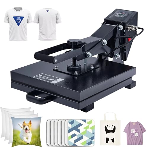 SDKEHUI 38 x 38 cm Heat Press Machine 1400W Transferpresse Sublimationsmaschine Mulitifunktional Textilpresse für T-Shirts Kissen Tasche Mauspads SDKEHUI 38 x 38 cm Heat Press Machine 1400W Transferpresse Sublimationsmaschine Mulitifunktional Textilpresse für T-Shirts Kissen Tasche Mauspads von SDKEHUI
