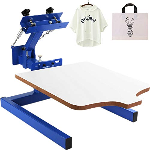 SDKEHUI Siebdruckmaschine 45x55cm Silk Screen Printing Machine 1 Farbe 1 Station Siebdruckmaschine DIY Screen Press Printing Machine Siebdruck Set von SDKEHUI