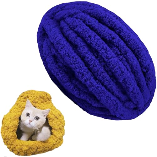 1/2/5/10 x 250 Gramm Dicke Wolle Garn Strickgarn Super Soft Chenille Chunky Yarn Bulky für Teppiche Sofadecken Decken Heimdekoration Armstricken (Color : 1@, Size : 5 roll(1250g)) von SDNAM