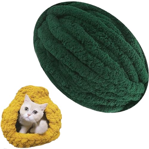 1/2/5/10 x 250 Gramm Dicke Wolle Garn Strickgarn Super Soft Chenille Chunky Yarn Bulky für Teppiche Sofadecken Decken Heimdekoration Armstricken (Color : 21@, Size : 5 roll(1250g)) von SDNAM