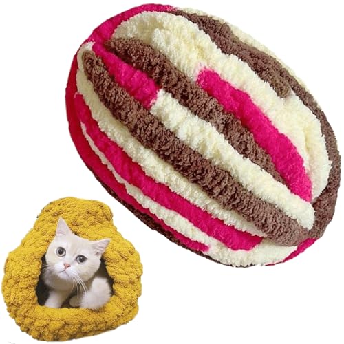1/2/5/10 x 250 Gramm Dicke Wolle Garn Strickgarn Super Soft Chenille Chunky Yarn Bulky für Teppiche Sofadecken Decken Heimdekoration Armstricken (Color : 28@, Size : 10 roll(2500g)) von SDNAM