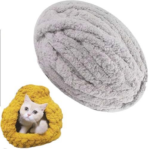 1/2/5/10 x 250 Gramm Dicke Wolle Garn Strickgarn Super Soft Chenille Chunky Yarn Bulky für Teppiche Sofadecken Decken Heimdekoration Armstricken (Color : 40@, Size : 5 roll(1250g)) von SDNAM