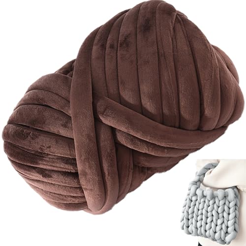250g Sperriges Kern Garn, Grobes Baumwolle Polyester Garn, Armstricken Roving Garn Häkeln, Weiches Umherziehendes Schlauchgarn, Füllung Baumwollgarn Für DIY Haustier Bett Sofa Decke ( Color : 14# , Si 250g Sperriges Kern Garn, Grobes Baumwolle Polyester Garn, Armstricken Roving Garn Häkeln, Weiches Umherziehendes Schlauchgarn, Füllung Baumwollgarn Für DIY Haustier Bett Sofa Decke ( Color : 14# , Si von SDNAM