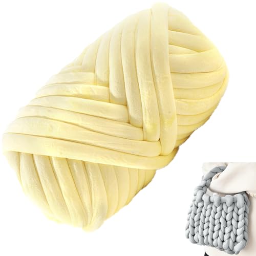 250g Sperriges Kern Garn, Grobes Baumwolle Polyester Garn, Armstricken Roving Garn Häkeln, Weiches Umherziehendes Schlauchgarn, Füllung Baumwollgarn Für DIY Haustier Bett Sofa Decke ( Color : 22# , Si 250g Sperriges Kern Garn, Grobes Baumwolle Polyester Garn, Armstricken Roving Garn Häkeln, Weiches Umherziehendes Schlauchgarn, Füllung Baumwollgarn Für DIY Haustier Bett Sofa Decke ( Color : 22# , Si von SDNAM