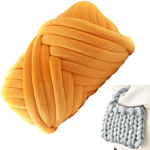 250g Sperriges Kern Garn, Grobes Baumwolle Polyester Garn, Armstricken Roving Garn Häkeln, Weiches Umherziehendes Schlauchgarn, Füllung Baumwollgarn Für DIY Haustier Bett Sofa Decke ( Color : 27# , Si 250g Sperriges Kern Garn, Grobes Baumwolle Polyester Garn, Armstricken Roving Garn Häkeln, Weiches Umherziehendes Schlauchgarn, Füllung Baumwollgarn Für DIY Haustier Bett Sofa Decke ( Color : 27# , Si von SDNAM
