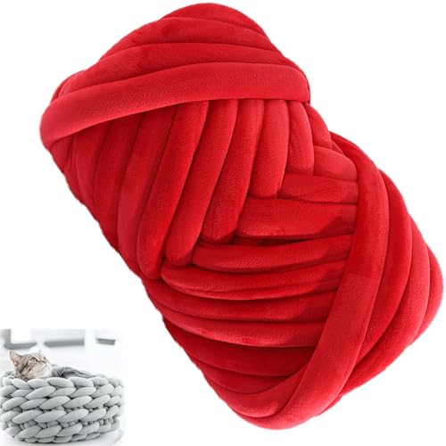 250g Sperriges Kern Garn, Grobes Baumwolle Polyester Garn, Armstricken Roving Garn Häkeln, Weiches Umherziehendes Schlauchgarn, Füllung Baumwollgarn Für DIY Haustier Bett Sofa Decke ( Color : 12# , Si 250g Sperriges Kern Garn, Grobes Baumwolle Polyester Garn, Armstricken Roving Garn Häkeln, Weiches Umherziehendes Schlauchgarn, Füllung Baumwollgarn Für DIY Haustier Bett Sofa Decke ( Color : 12# , Si von SDNAM