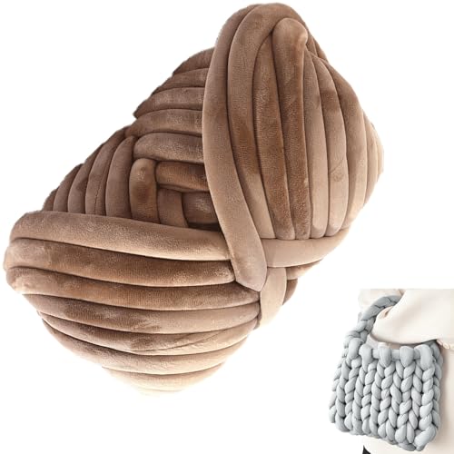 250g Sperriges Kern Garn, Grobes Baumwolle Polyester Garn, Armstricken Roving Garn Häkeln, Weiches Umherziehendes Schlauchgarn, Füllung Baumwollgarn Für DIY Haustier Bett Sofa Decke (Color : 6#, Siz 250g Sperriges Kern Garn, Grobes Baumwolle Polyester Garn, Armstricken Roving Garn Häkeln, Weiches Umherziehendes Schlauchgarn, Füllung Baumwollgarn Für DIY Haustier Bett Sofa Decke (Color : 6#, Siz von SDNAM